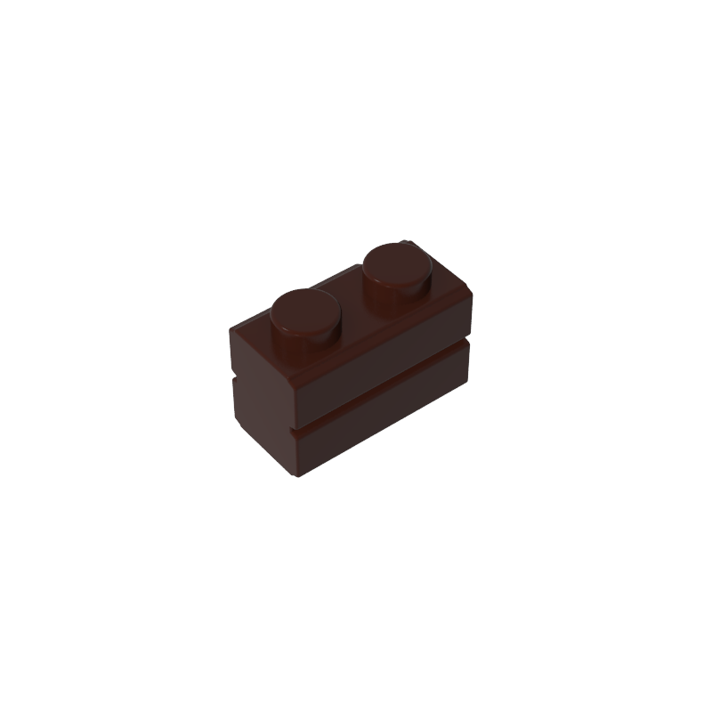98283 | Brick, Modified 1 x 2 with Masonry Profile