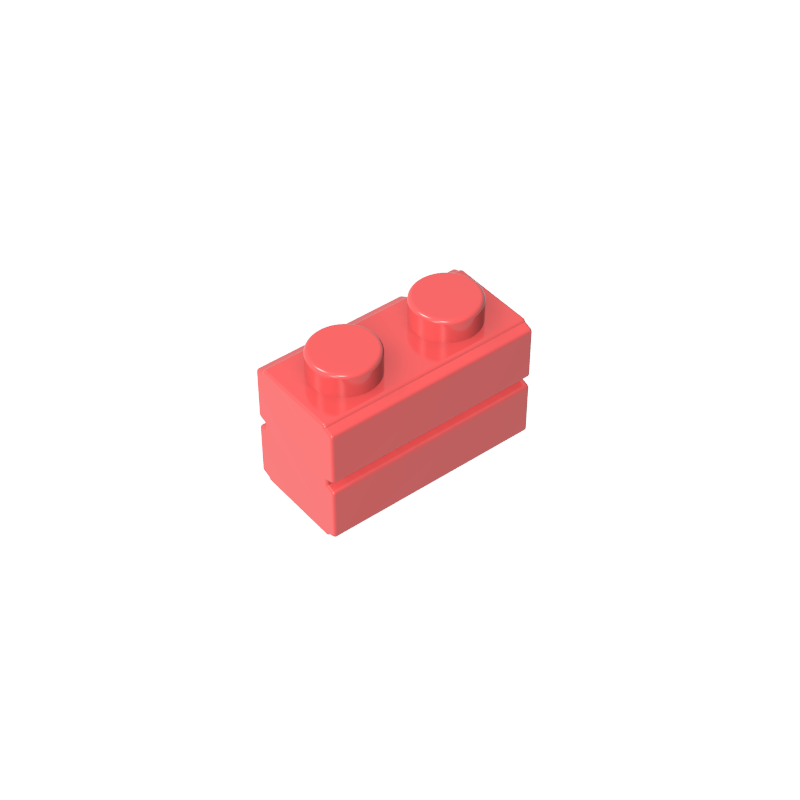 98283 | Brick, Modified 1 x 2 with Masonry Profile