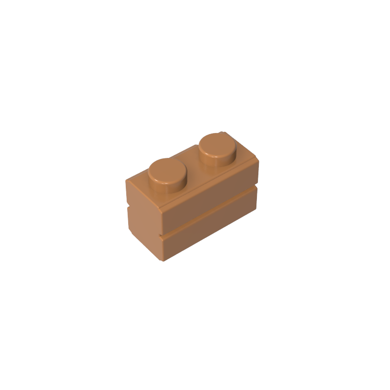 98283 | Brick, Modified 1 x 2 with Masonry Profile