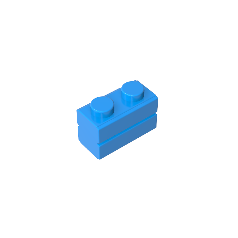 98283 | Brick, Modified 1 x 2 with Masonry Profile
