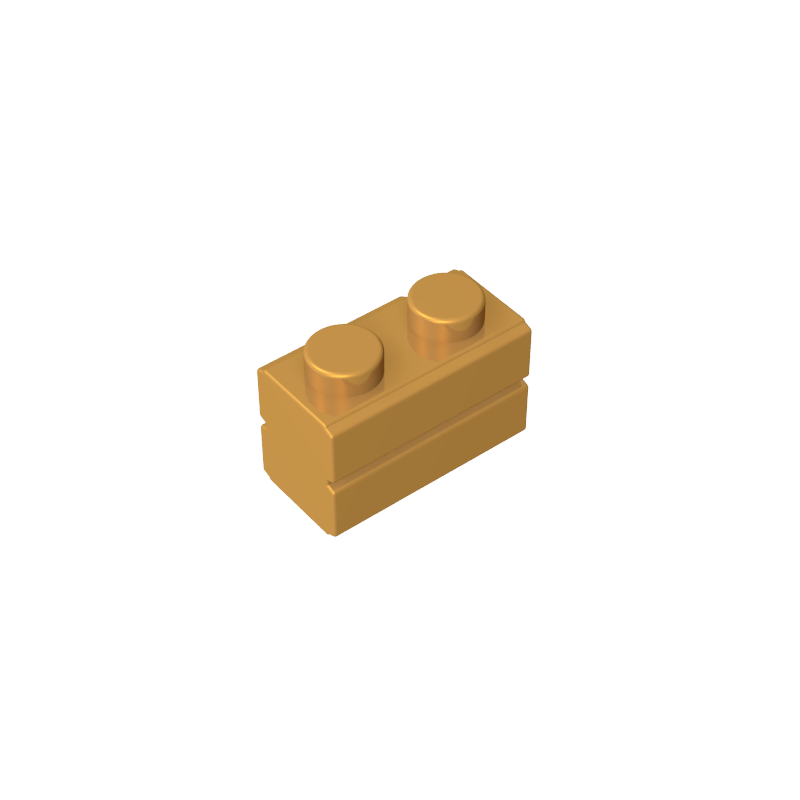 98283 | Brick, Modified 1 x 2 with Masonry Profile