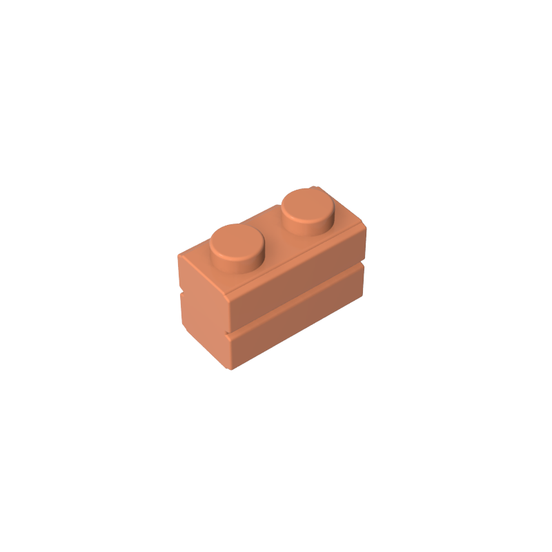 98283 | Brick, Modified 1 x 2 with Masonry Profile