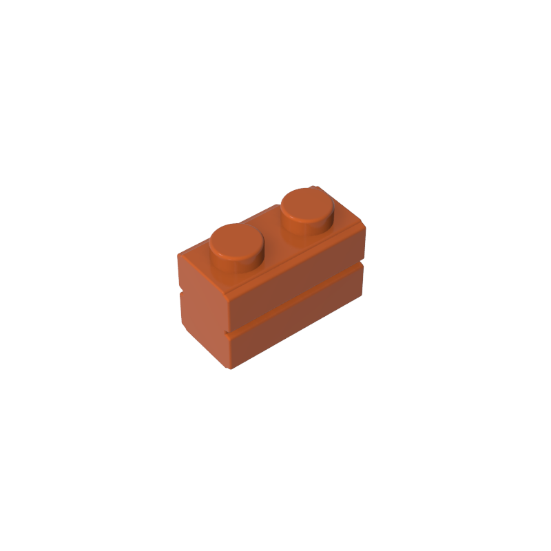 98283 | Brick, Modified 1 x 2 with Masonry Profile