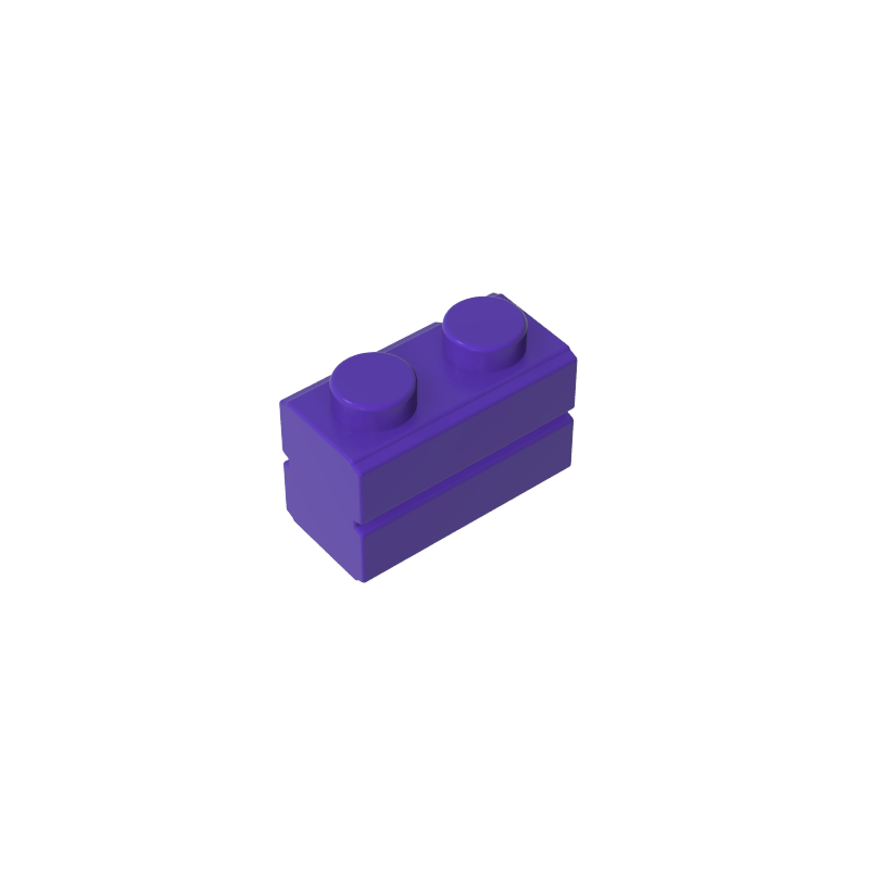 98283 | Brick, Modified 1 x 2 with Masonry Profile