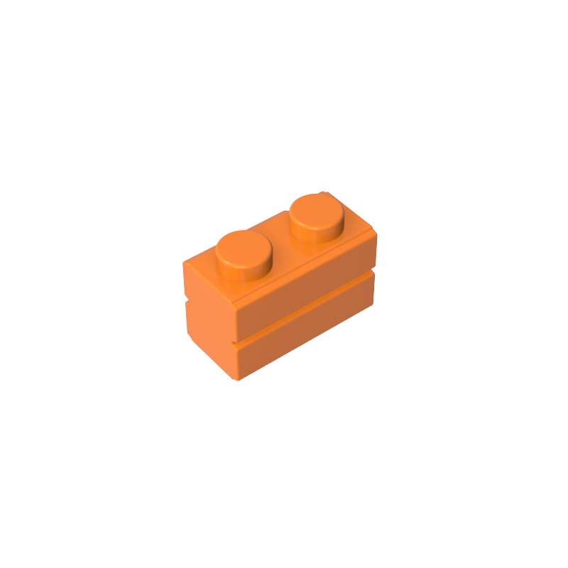 98283 | Brick, Modified 1 x 2 with Masonry Profile