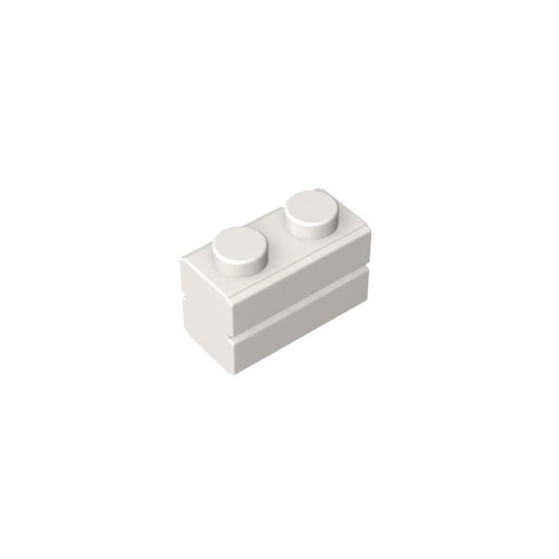 98283 | Brick, Modified 1 x 2 with Masonry Profile