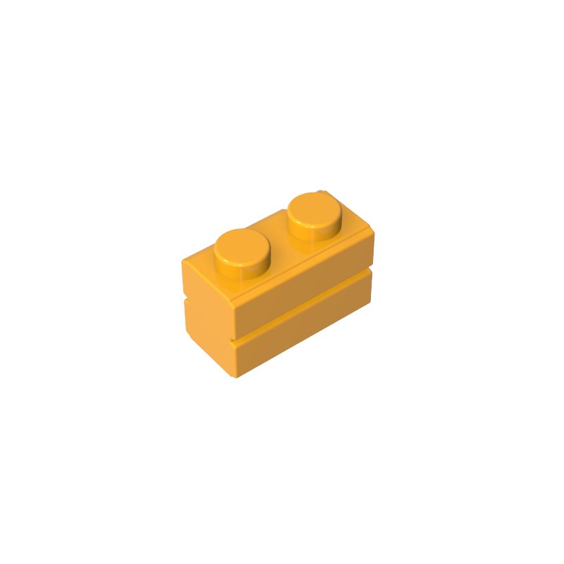 98283 | Brick, Modified 1 x 2 with Masonry Profile