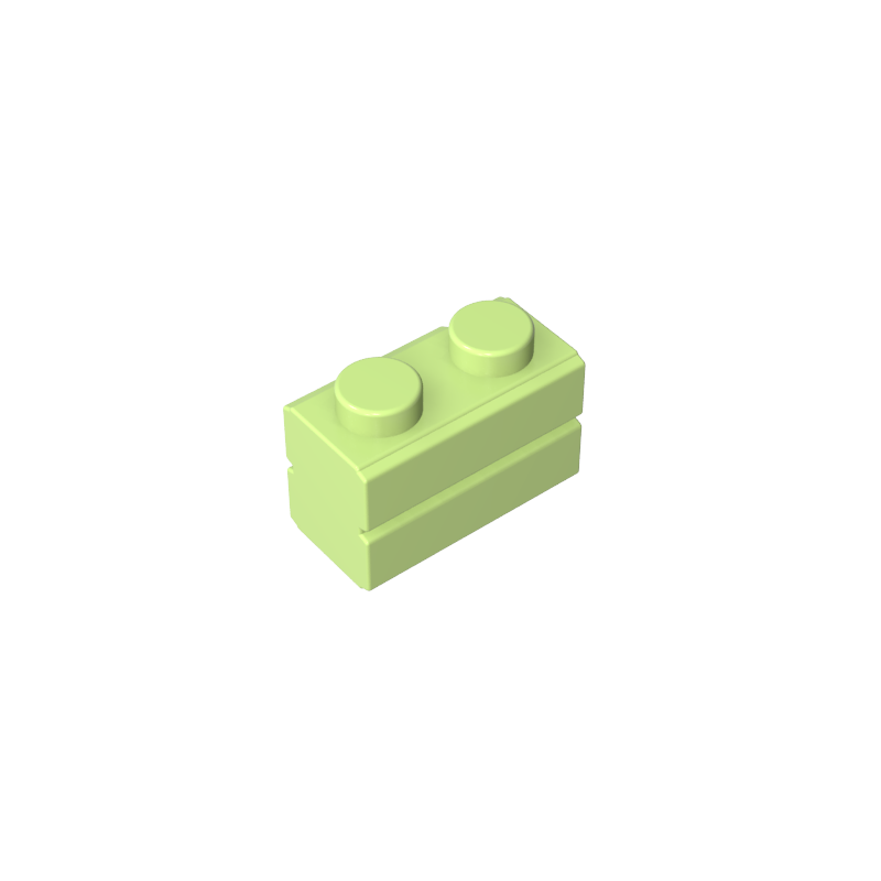 98283 | Brick, Modified 1 x 2 with Masonry Profile