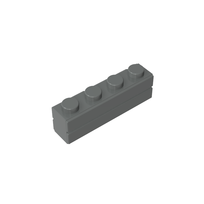15533 | Brick, Modified 1 x 4 with Masonry Profile