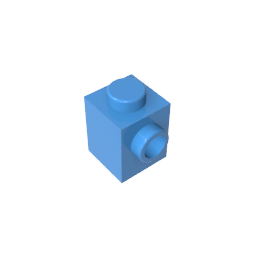 87087 | Brick, Modified 1 x 1 with Stud on Side