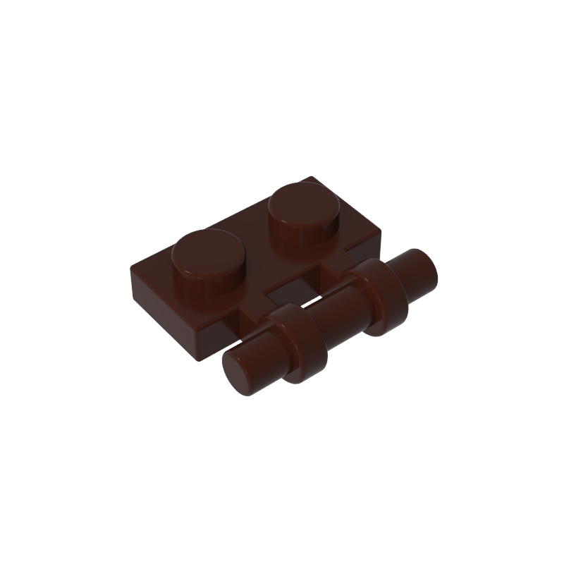 2540 | Plate, Modified 1 x 2 with Bar Handle on Side - Free Ends
