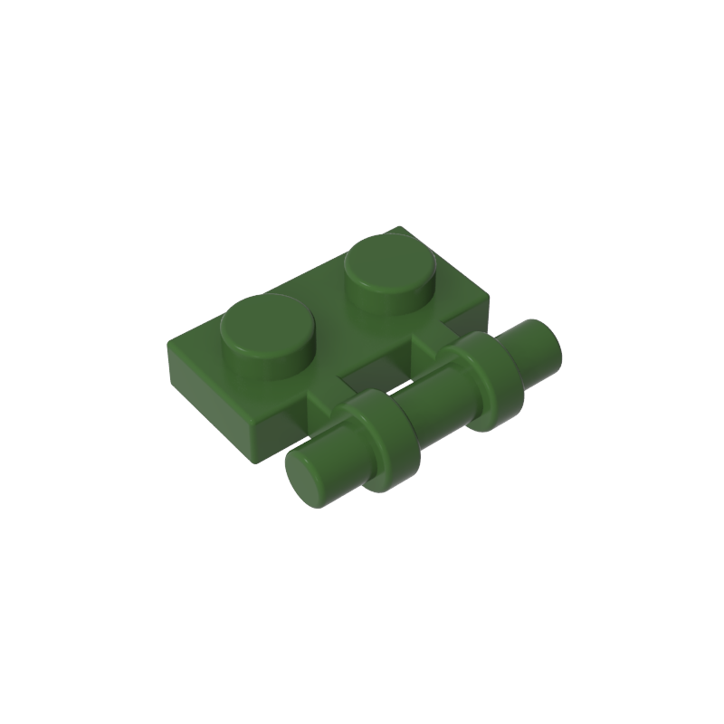 2540 | Plate, Modified 1 x 2 with Bar Handle on Side - Free Ends