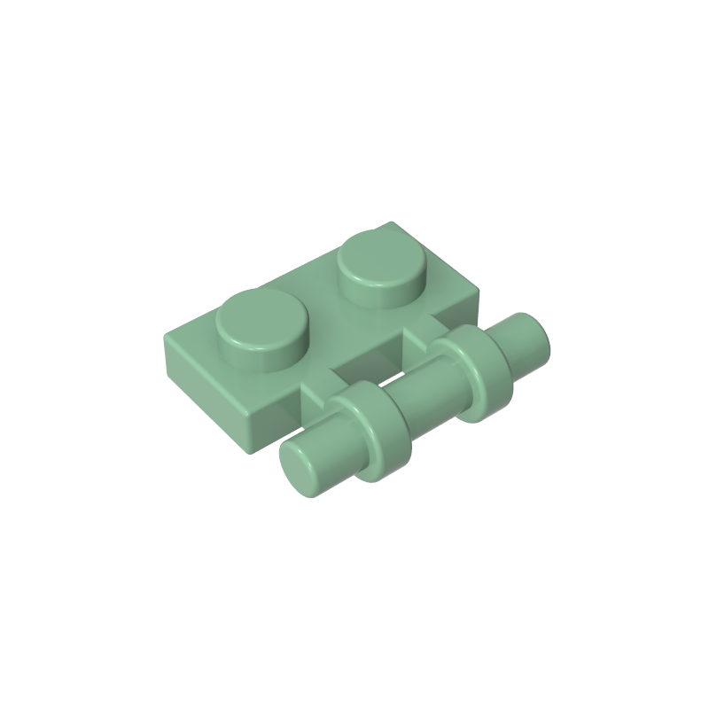 2540 | Plate, Modified 1 x 2 with Bar Handle on Side - Free Ends