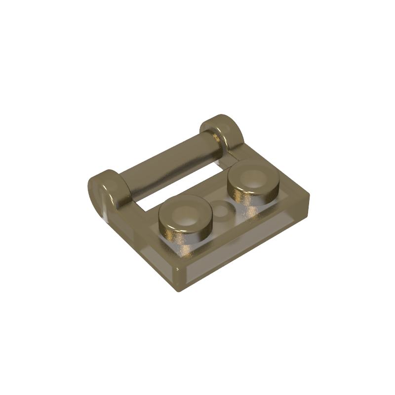 48336 | Plate, Modified 1 x 2 with Bar Handle on Side - Closed Ends