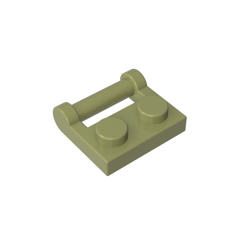 48336 | Plate, Modified 1 x 2 with Bar Handle on Side - Closed Ends