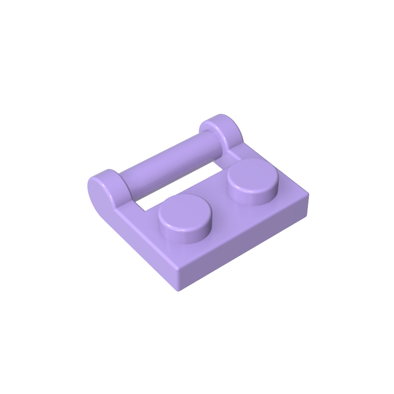 48336 | Plate, Modified 1 x 2 with Bar Handle on Side - Closed Ends
