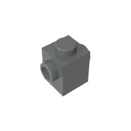 47905 | Brick, Modified 1 x 1 with Studs on 2 Sides, Opposite