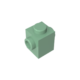 47905 | Brick, Modified 1 x 1 with Studs on 2 Sides, Opposite