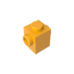 47905 | Brick, Modified 1 x 1 with Studs on 2 Sides, Opposite