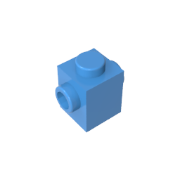 47905 | Brick, Modified 1 x 1 with Studs on 2 Sides, Opposite