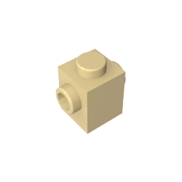 47905 | Brick, Modified 1 x 1 with Studs on 2 Sides, Opposite