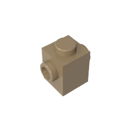 47905 | Brick, Modified 1 x 1 with Studs on 2 Sides, Opposite