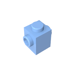 47905 | Brick, Modified 1 x 1 with Studs on 2 Sides, Opposite