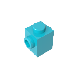 47905 | Brick, Modified 1 x 1 with Studs on 2 Sides, Opposite