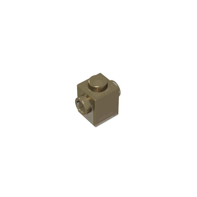 47905 | Brick, Modified 1 x 1 with Studs on 2 Sides, Opposite