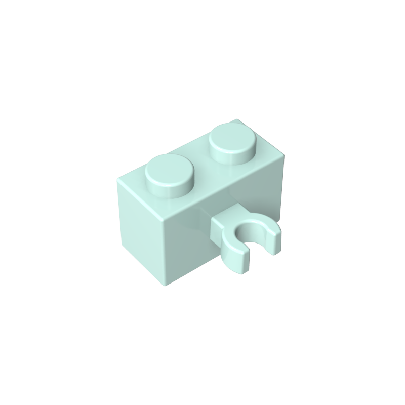 95820 | Brick, Modified 1 x 2 with Split U Clip Thick (Vertical Grip)