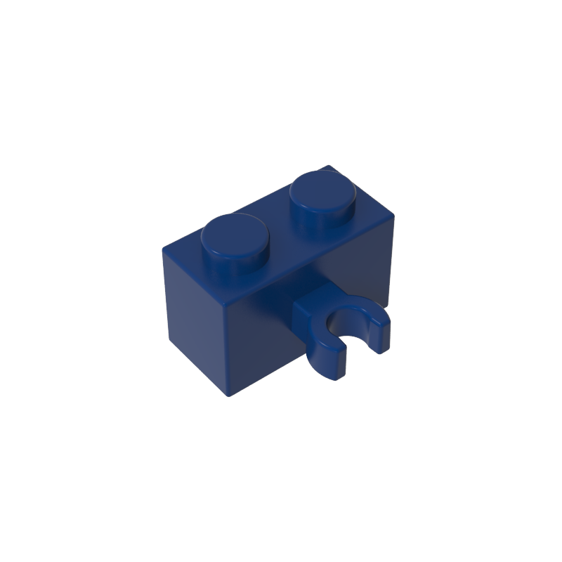 95820 | Brick, Modified 1 x 2 with Split U Clip Thick (Vertical Grip)