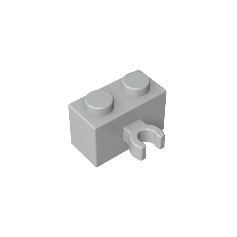 95820 | Brick, Modified 1 x 2 with Split U Clip Thick (Vertical Grip)