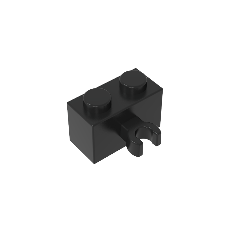 95820 | Brick, Modified 1 x 2 with Split U Clip Thick (Vertical Grip)