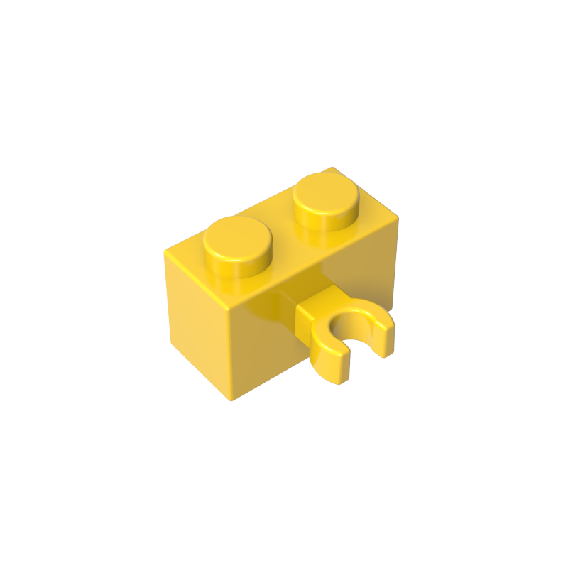 95820 | Brick, Modified 1 x 2 with Split U Clip Thick (Vertical Grip)