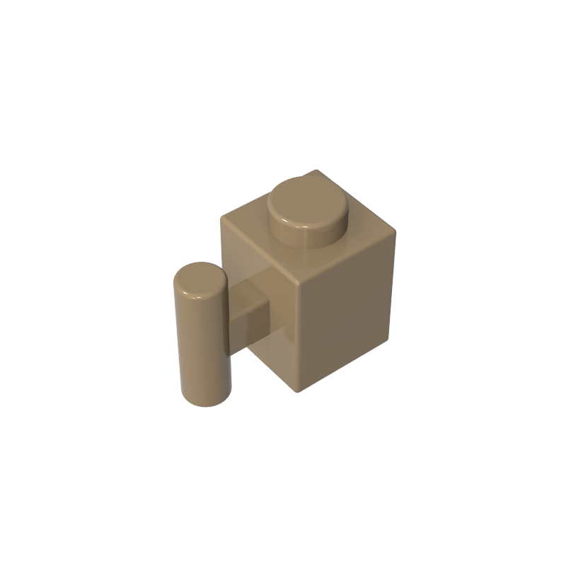2921 | Brick, Modified 1 x 1 with Bar Handle