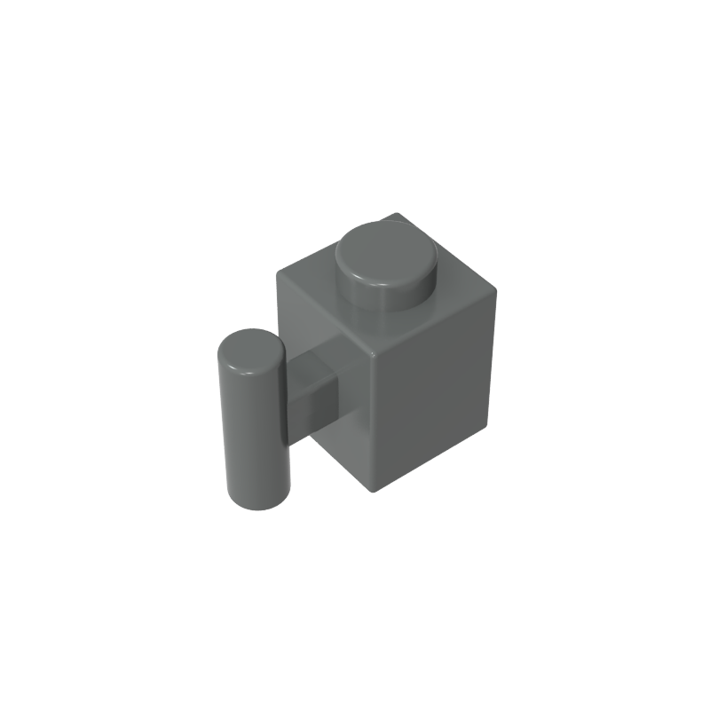2921 | Brick, Modified 1 x 1 with Bar Handle
