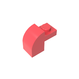 6091 | Slope, Curved 2 x 1 x 1 1/3 with Recessed Stud