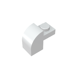 6091 | Slope, Curved 2 x 1 x 1 1/3 with Recessed Stud