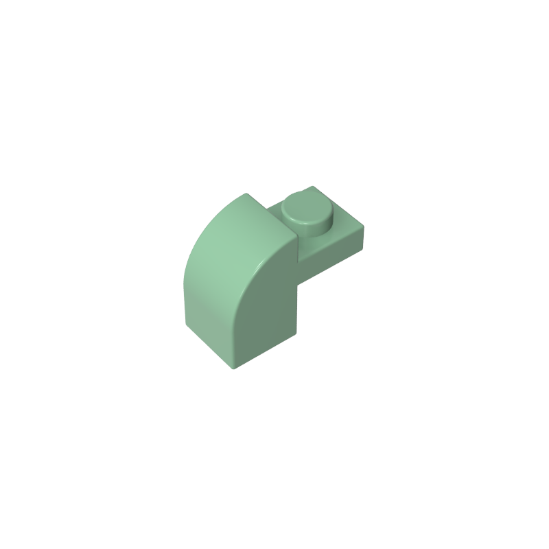 6091 | Slope, Curved 2 x 1 x 1 1/3 with Recessed Stud