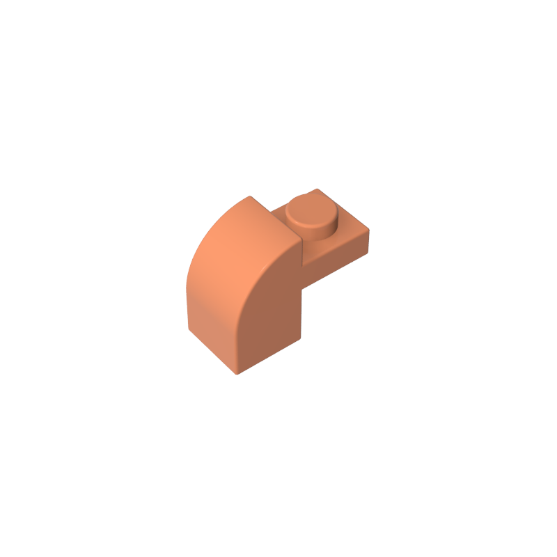 6091 | Slope, Curved 2 x 1 x 1 1/3 with Recessed Stud