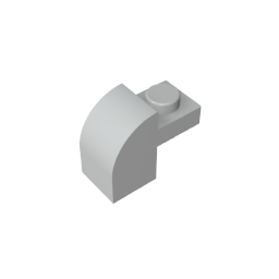 6091 | Slope, Curved 2 x 1 x 1 1/3 with Recessed Stud
