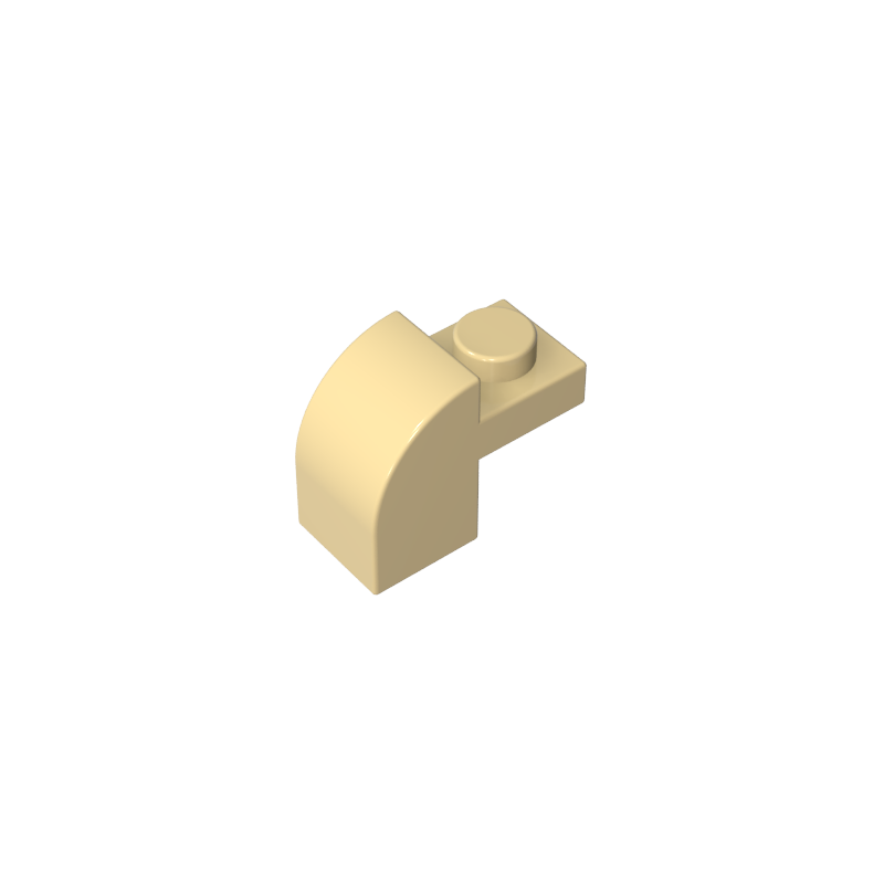 6091 | Slope, Curved 2 x 1 x 1 1/3 with Recessed Stud