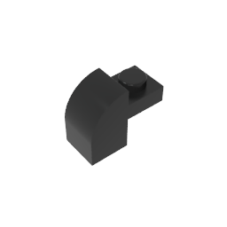 6091 | Slope, Curved 2 x 1 x 1 1/3 with Recessed Stud