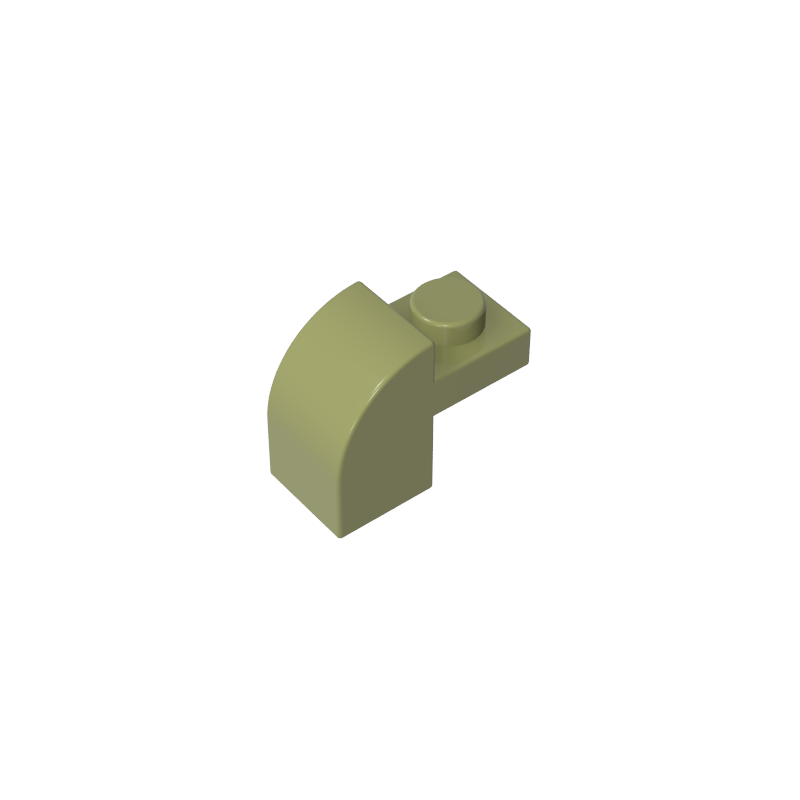 6091 | Slope, Curved 2 x 1 x 1 1/3 with Recessed Stud