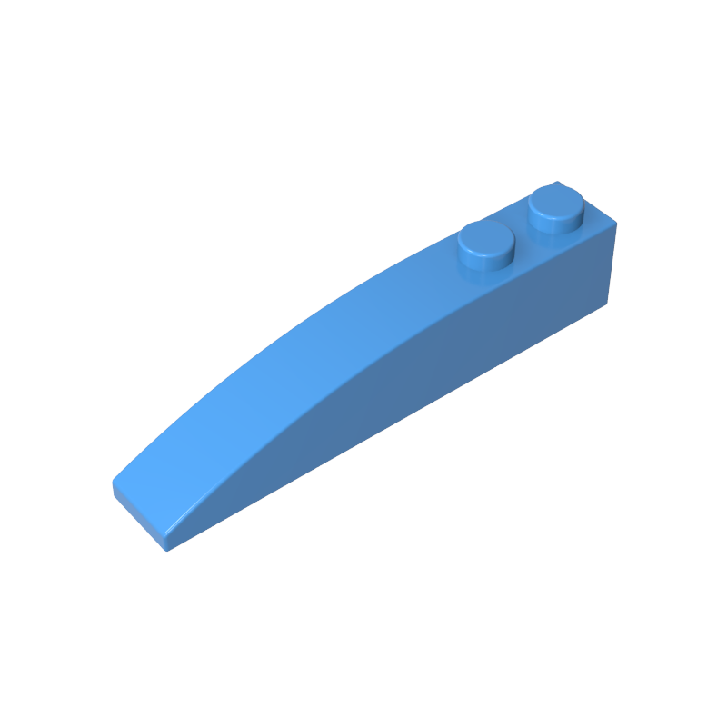 42022 | Slope, Curved 6 x 1 with 2 Studs