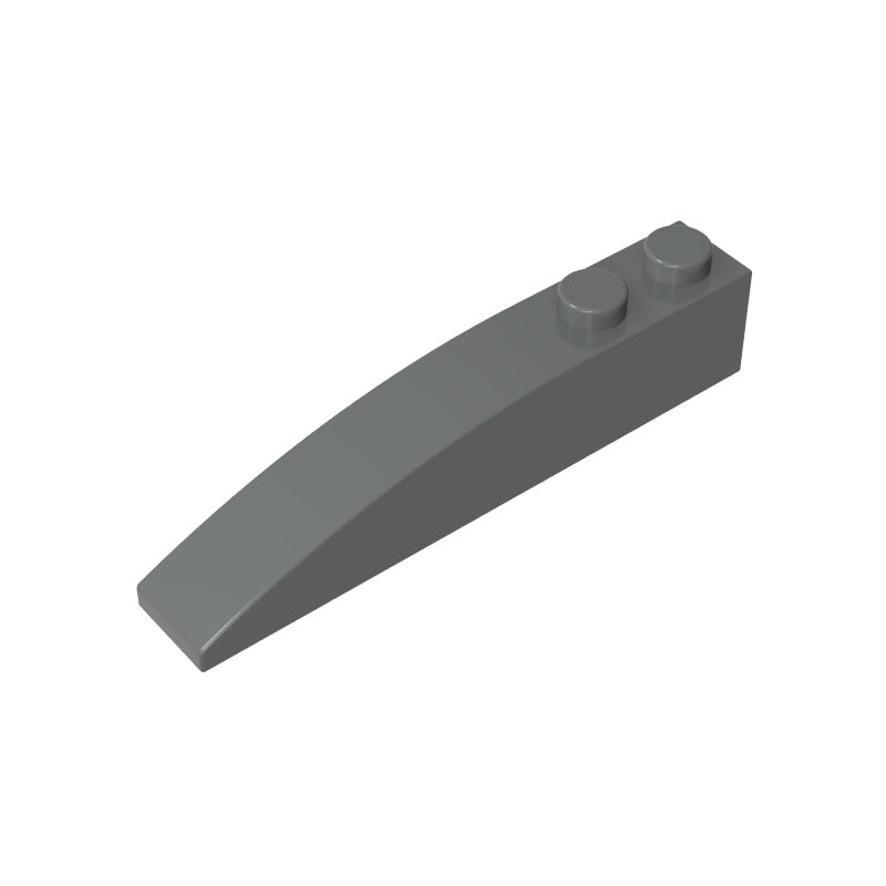 42022 | Slope, Curved 6 x 1 with 2 Studs