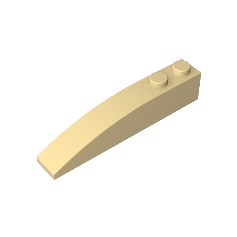 42022 | Slope, Curved 6 x 1 with 2 Studs