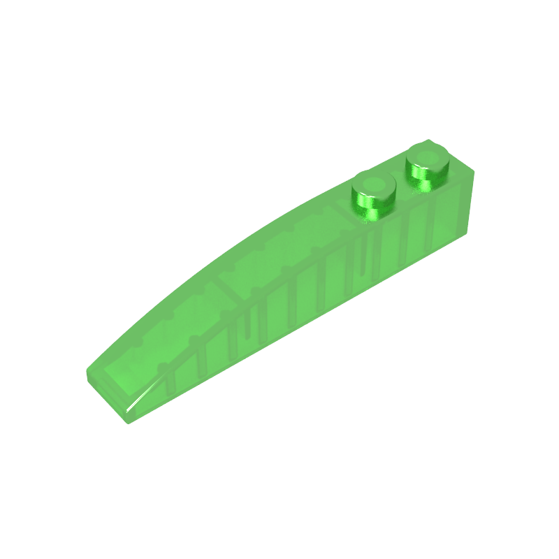 42022 | Slope, Curved 6 x 1 with 2 Studs
