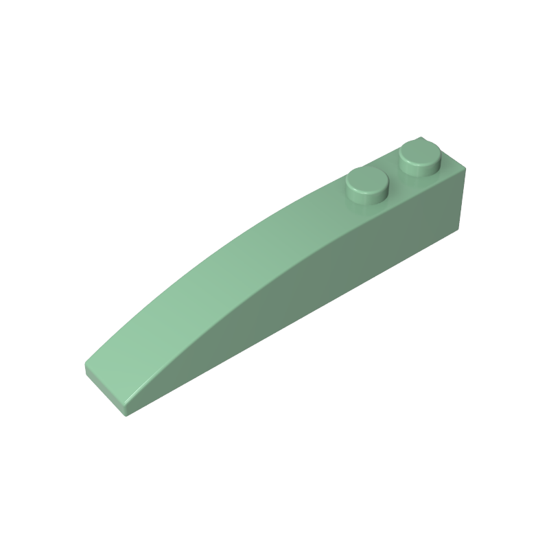 42022 | Slope, Curved 6 x 1 with 2 Studs
