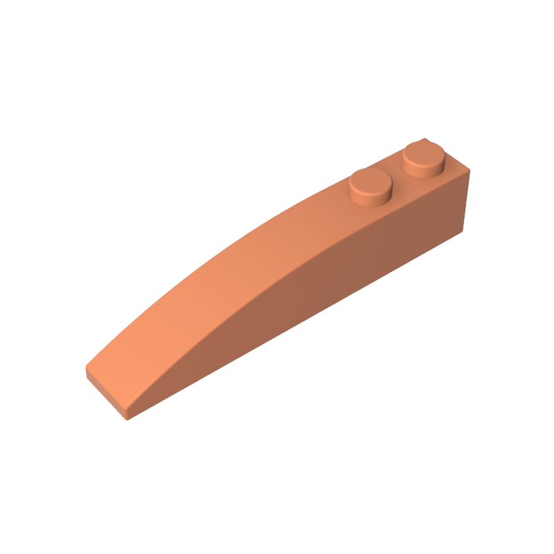 42022 | Slope, Curved 6 x 1 with 2 Studs